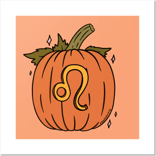 Leo Pumpkin Posters and Art